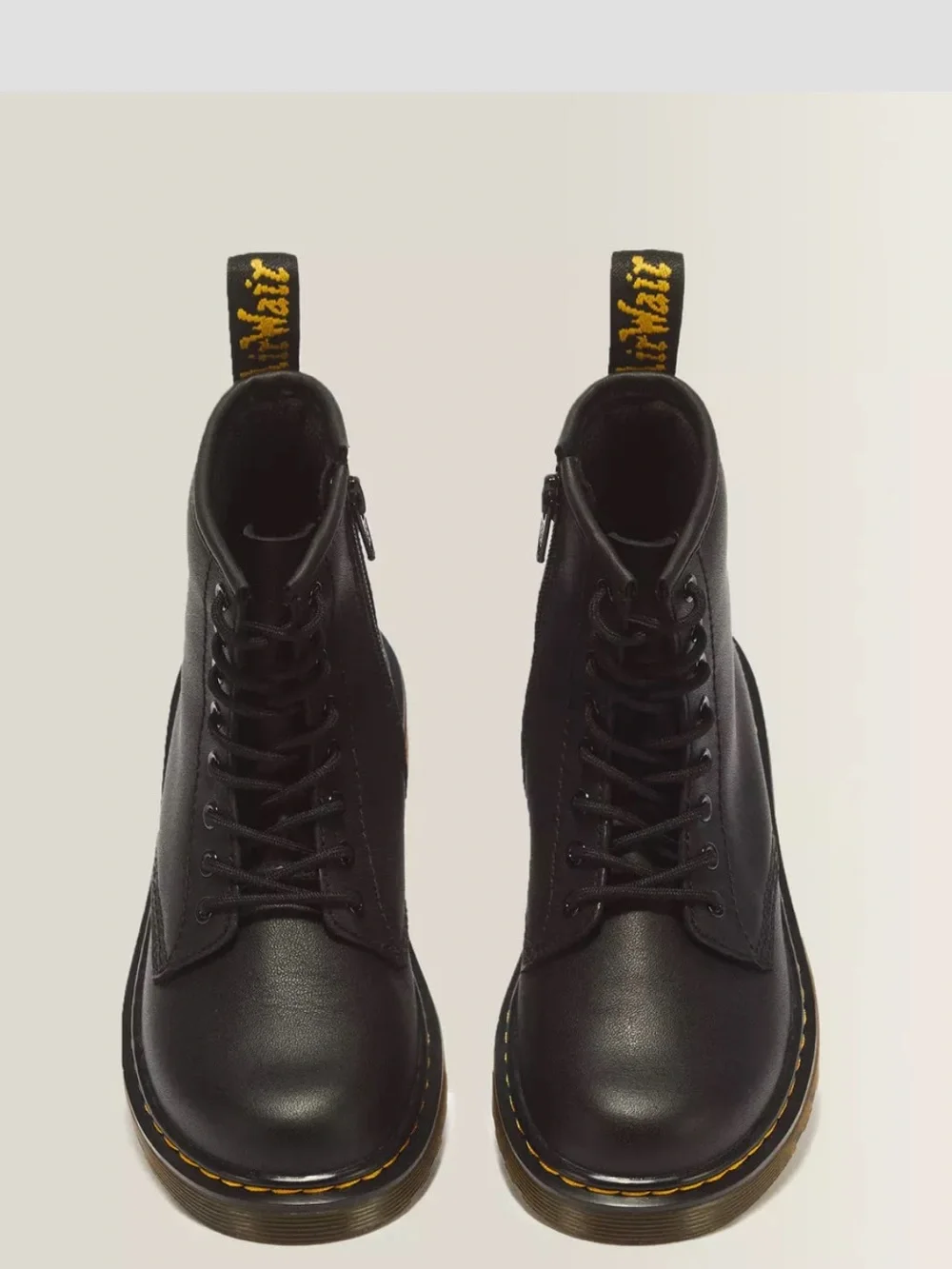 Dr. Martens Kids JUNIOR 1460 SOFTY waterproof LEATHER LACE UP BOOTS size 13